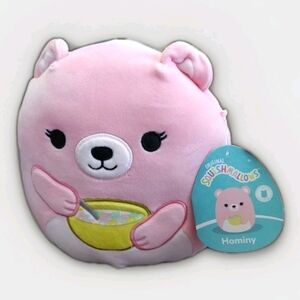 NWT Squishmallows 2024 Plush Hominy Stuffed Animal-9" Soft Pink Baby Girl